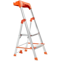 Pro Home Apex 2 Step Foldable with Tool Tray & Anti Slip Shoes