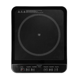 Panasonic KY-A112AKFD -Induction Stove 2100 Watts | Automatic Voltage Regulator and Safety Cut Off | Up to 8 Hours Cooking Time |7 Indian Preset Menus | Wider Cooking Area |1 Year Warranty