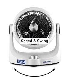 Kühl Hawaii Desktop Swing Fan 165 MM