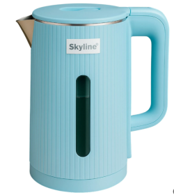 Skyline Double Wall Electric Kettle 1500W – 1.8L | Smart & Safe Boiling