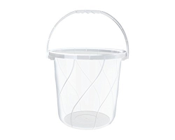 MILTON Orbit Transparent 18L | 18 Litre Clear Plastic Bucket | Hot & Cold Water