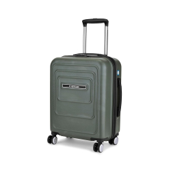 Uppercase Helix 56cm Small Trolley | Textured Hard Luggage with 8 Wheels & Laundry Compartment