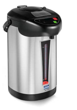 KENT Hot Pot Auto Electric Kettle with Water Dispenser 4 Liters Storage Capacity 750 Watts Appliance Inner Pot & Plastic Outer Body Reboil Feature Overheating Protection Silver