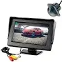AUSHA Universal Car Rear View Camera with Display