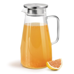 MILTON Borosilicate Conic Jug 1800 ML | Hi-Clarity Borosilicate Glass | Treo Design | Refrigerator Safe