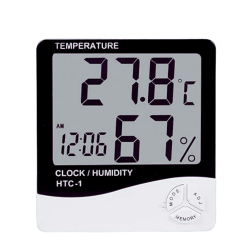 Clock with temp. & humidity
