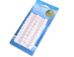 Self Adhesive Cable Clips Wire Manage Holder Sticky Mount-Round Plastic Cable Cord - Pack of 20