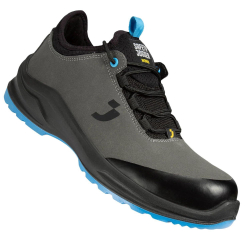 Safety Jogger 200 J Nano Carbon Toe Vegan Safety Sneaker Shoes Low Ankle PU Sole Grey Microfiber for Industrial Use, Size 08 UK/India