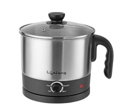Lifelong Multifunction Cooker/Kettle 1.5 litres (Best for Boiling Milk, Eggs, Soup and Maggi/Noodles), Silver, 1.5 liters (LLMC01), Stainless Steel, 600 Watt
