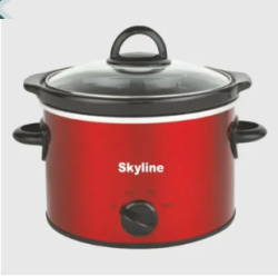 Skyline 3L Slow Cooker - Single Pot, 200 Watts for Perfect Slow Cooking