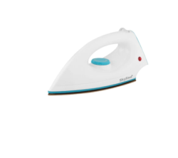 Skyline 1000W Lightweight Dry Iron with Non-Stick Soleplate and Instant Heating