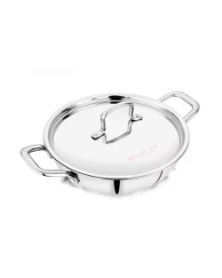 Nirlon Platinum Triply Deluxe Deep Kadhai 22cm