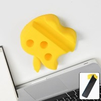 Multi-Functional Apple-Shaped Plastic Mobile Stand with Pen Holder (1 Pc / Mix Color)