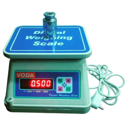 Voda Table Top Price Counting Scale | 50 kg Capacity, Stainless Steel
