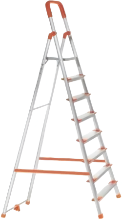 Pro Home 8 Step Aliminium Aqua Ladder