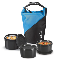 Milton Micro Meal Mega Lunch Box – 3 Microwave Safe Steel Containers