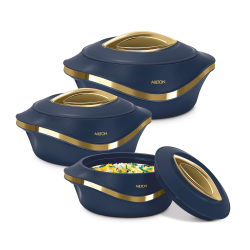 Milton Pearl Jr Gift Set – Inner Stainless Steel Casserole Set (3 Pieces)