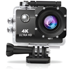 AUSHA SPORTS 4K Action Camera (4k Action Camera 30fps With Wi-Fi)
