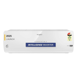 Whirlpool 1.0 Ton 3 Star, Magicool Inverter Split AC (MAGICOOL 10T 3S INV CNV S5K1PP0, Copper, Convertible 4-in-1 Cooling Mode, HD Filter White)