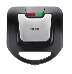 USHA ST 4272 SST 750W 2 Slice Sandwich Maker with Shockproof & Heat Resistan
