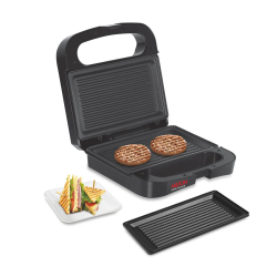 Milton Sandwich Griller HSG022 | 750W | Auto Cut-Off | Non-Stick Aluminium Plates