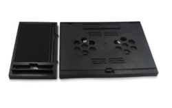 Laptop Stand Suitable Portable Foldable Compatible with MacBook Notebook Tablet Tray Desk Table Book with Free Phone Stand