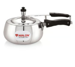 Nirlon Celebration Induction Base Inner Lid Aliminium Pressure Cooker 3lt
