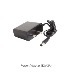 Power Adapter Flat Wire Black (12V-2A)