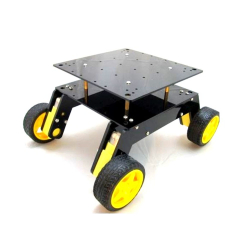 4WD Suspension Smart Car Chassis with 125 RPM BO Motors Kit