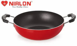 Nirlon Non-Stick Gas Compatible Kadhai 22cm