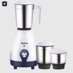 Skyline 600W Mixer Grinder with 3 Jars | Heavy-Duty Kitchen Performer