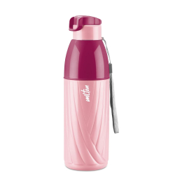 Milton Steel Glacier 600 | Double Wall SS Bottle, Leak Proof | Hot & Cold Insulated