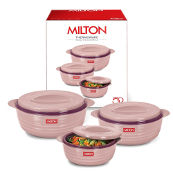 Milton Aspire Jr. Inner Stainless Steel Casserole Set (370ml / 725ml / 1180ml)
