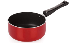 Nirlon Non-Stick Gas Compatible Sauce Pan 18cm