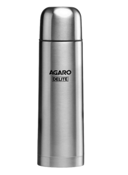 AGARO Delight Stainless Steel Vacuum Flask, 500ML, Hot & Cold Up to 24 Hours, Double Walled Vacuum Insulated, Copper Coating Insulated, Flip top Lid, Leak Proof, Grey