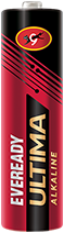 Eveready Ultima 2015 AA Batteries | LR6 Alkaline for High-Drain Devices