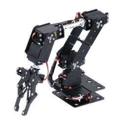 6DOF Robotic Arm Multi-Degree-of-Freedom Robot Servo Grab Maker Education Kit (Unassembled )