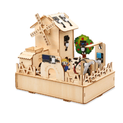 ACEBOTT Easy-Plug Smart Farm Starter Kit for ESP32 Wooden House IoT Wifi —Explorer Series