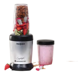 WONDERCHEF Nutri 1000 W Juicer Mixer Grinder  (Nutri-blend Thunder Pack of 2 | 2 Jars | Silver
