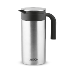 MILTON Opal Stainless Steel Jug 1500 | 1450ml Large Water Jug | Food Grade with Lid | Hot & Cold