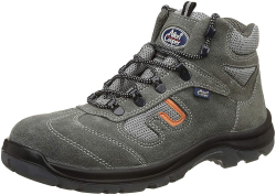 Allen Cooper Steel Toe Sporty Safety Shoes High Ankle PU Sole Size 11 UK/India Grey, AC-1464