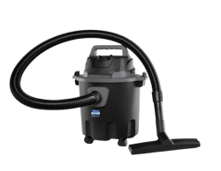KENT Vortex Plus Wet & Dry Vacuum Cleaner | Blower Function | 1200W Power & 12L Capacity | High Suction 17 kPa | Cyclone5 Technology | HEPA Filter | ABS Body & Rubberised Wheels | Black & Grey