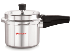 Nirlon Supreme Induction Base Outer Deep Lid Aliminium Pressure Cooker 3lt