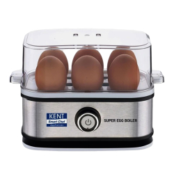 KENT Super Egg Boiler, Stainless Steel Body & Heating Plate Automatic Turn-Off 116069 Egg Cooker  (6 Eggs)
