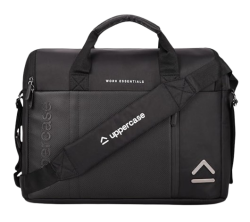 uppercase 14L Omega 02 Professional Laptop Messenger Bag | upto 15.6''| 3x More Water Resistant Tablet Compartment| Multiple Organisers| Office Bag for Men & Women (Steel Blue)