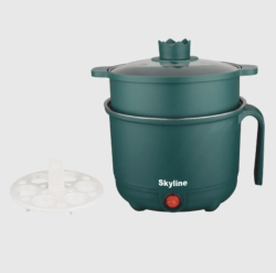 SKYLINE VTL 9090 Multi Kettle with Steamer & Egg Attachment 600W Electric Kettle  (1.5 L, Pink)