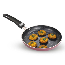 MILTON Granito Non-Induction Fry Pan 18 CM | Granite Coating | PFOA Free | Metal Spoon Friendly