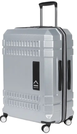 Bullet Hard Luggage Trolley, Large Check-in Suitcase (74 cm) 8 Wheels - Bullet Large Check-in 74cm Hardsided Trolley Bag, TSA Lock Silver - Silver