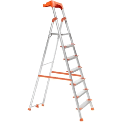 Pro Home Apex 7 Step Foldable Ladder with Tool Tray & Anti Slip Shoes