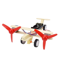 DIY Educational Toy Kit Double Propeller Glider Plane